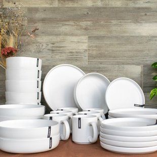 Сервиз из керамической посуды Ardesto Trento White 30 предметов Trento White 30 фото