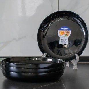 Блюдо глибоке 25 см Luminarc Friends Time Black Чорний глубокая зелен 25см фото